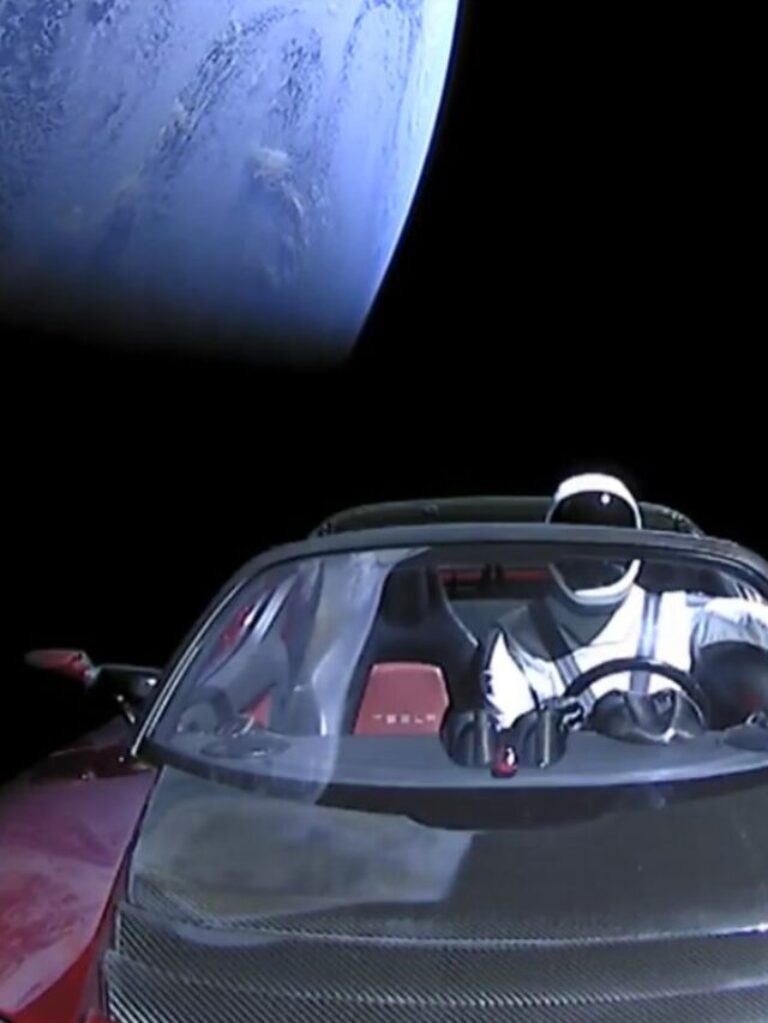 Where is Tesla in space?